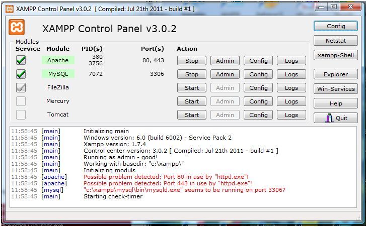 xampp control panel v3.2.1 download free 32 bit